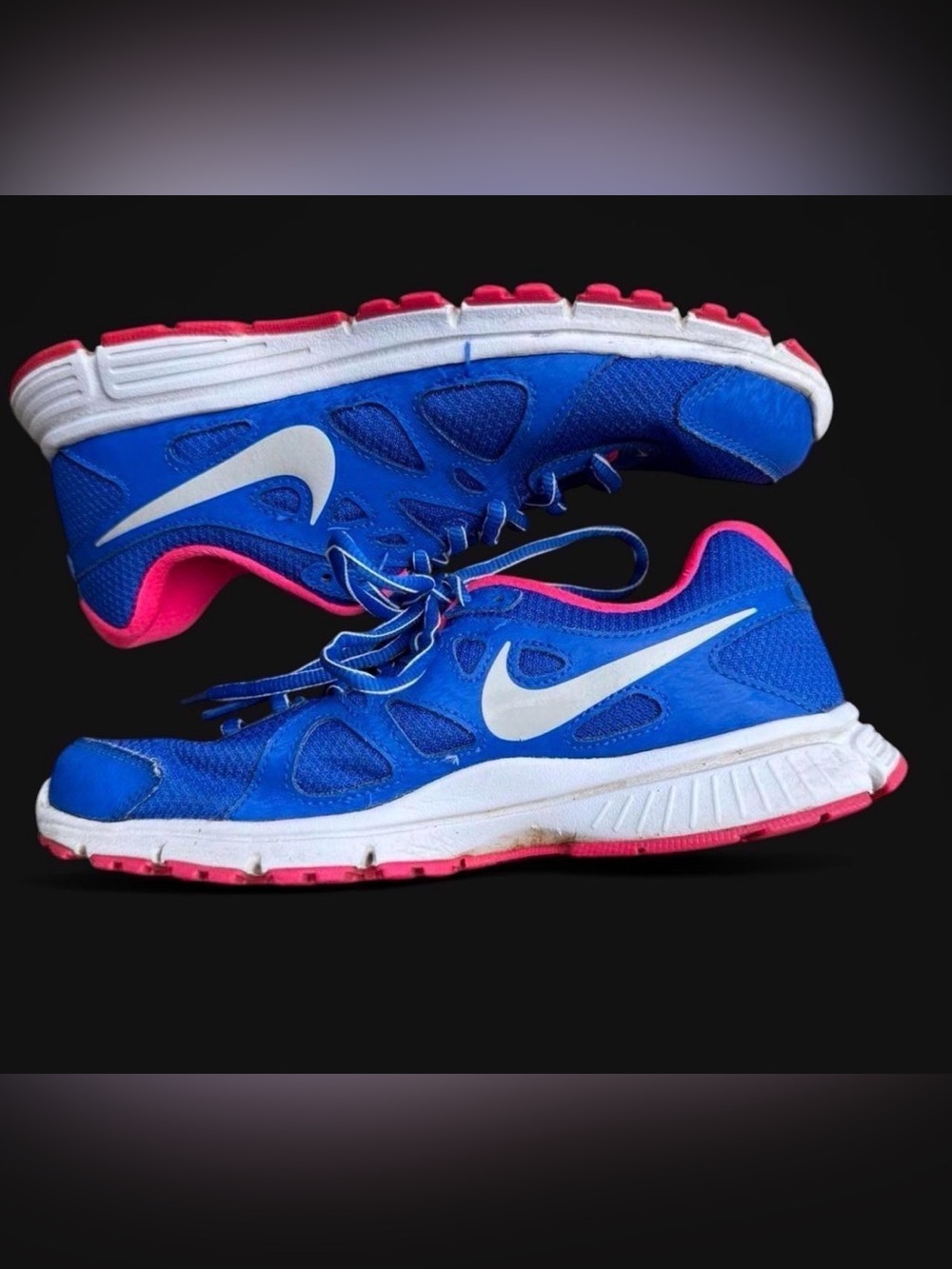 Nike Women's Revolution 2 in the Game Royal / White / Pink Flash Women’s Size 7